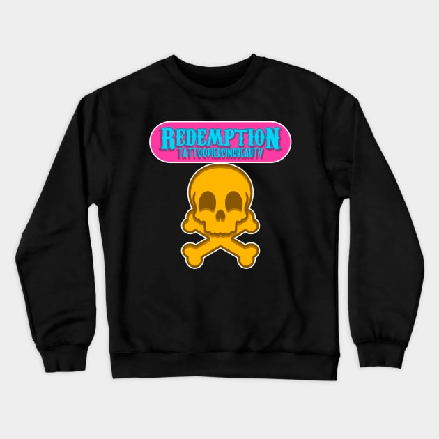 Redemption happy skull “big” Crewneck Sweatshirt by mellobunni